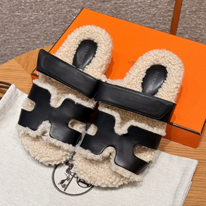 Hermes 225 Chypre Sandal Кожа/ Шерсть